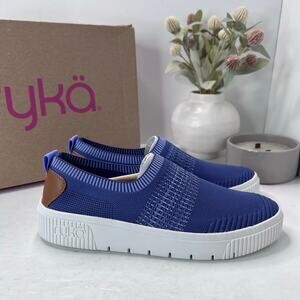 Ryka Vista Knit Slip on Sneakers Duskblue I8369M1402 Women's 9.5M NWB